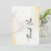 Hartelijk dank kaart (Staand voorkant)