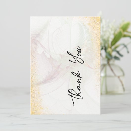 Hartelijk dank kaart (Staand voorkant)