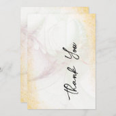 Hartelijk dank kaart (Voorkant / Achterkant)