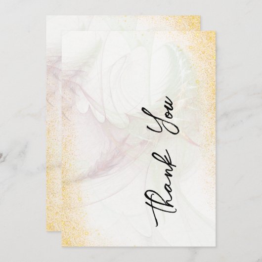 Hartelijk dank kaart (Voorkant / Achterkant)