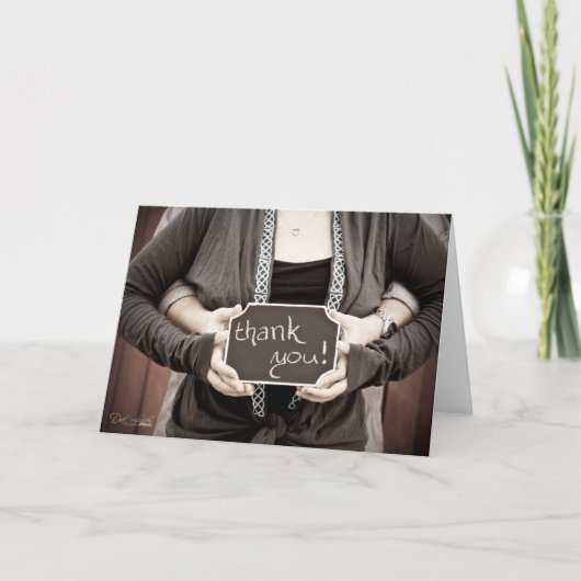 Hartelijk dank  kaart (Voorkant)