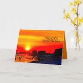 Hartelijk dank kaart (Gele Bloem)