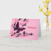 Hartelijk dank kaart (Gele Bloem)