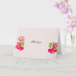 Hartelijk dank kaart