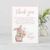 Hartelijk dank kaart (Staand voorkant)