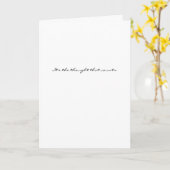 Hartelijk dank kaart (Gele Bloem)