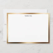 Hartelijk dank! Kaart Gold Border (Voorkant)