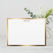 Hartelijk dank! Kaart Gold Border (Staand voorkant)