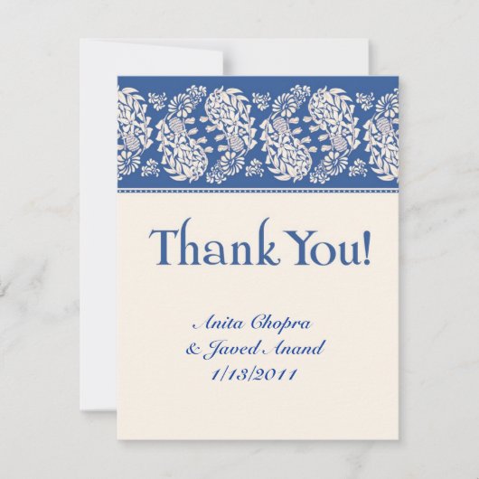 Hartelijk dank! Kaart Indiër/joods (Voorkant)