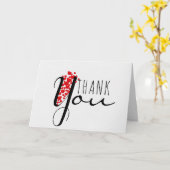 Hartelijk dank, Kaart Red Hearts (Gele Bloem)