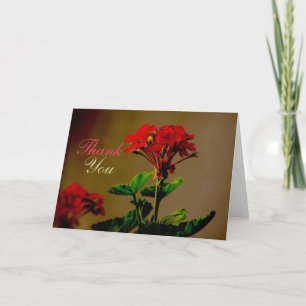 Hartelijk dank, Kaart Rode Bloemen