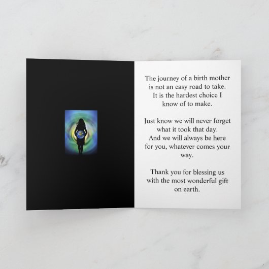 Hartelijk dank, kaart van adoptieouders (Binnen)