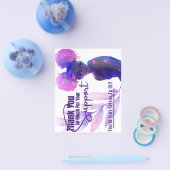 Hartelijk dank, kaartbrochure flyer (Enkel)