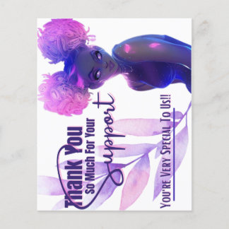 Hartelijk dank, kaartbrochure flyer