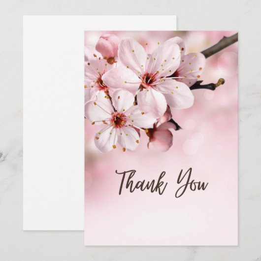 Hartelijk dank, kaarten/Briefkaarten Bedankkaart (Voorkant / Achterkant)