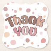 Hartelijk dank kartonnen onderzetters (Voorkant)