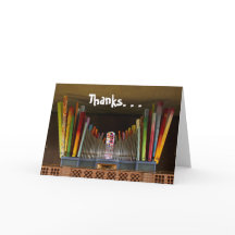 Hartelijk dank - kleurrijke buizen