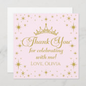 Hartelijk dank Koninklijke Prinses Kaart (Voorkant / Achterkant)