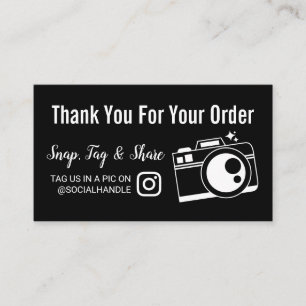 Hartelijk dank, Label en sociale mediacamera delen Informatiekaartje