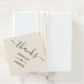 Hartelijk dank, Label, weddenschap, Label Bedankt  (In situ)