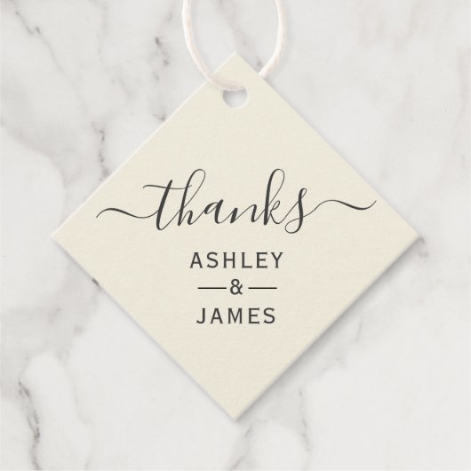 Hartelijk dank, Label, weddenschap, Label Bedankt  (Voorkant)