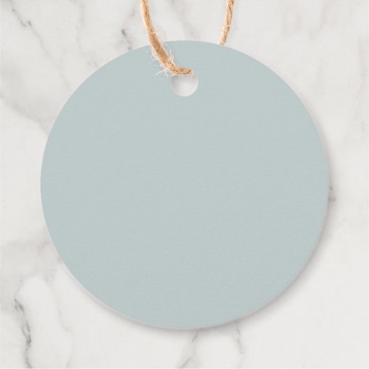 Hartelijk dank Labels Baby shower zacht blauw (Achterkant)