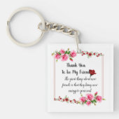 Hartelijk dank Labels voor creditcard Sleutelhanger (voorkant)