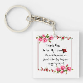 Hartelijk dank Labels voor creditcard Sleutelhanger