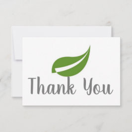 Hartelijk dank, Leaf Card Notitiekaartje