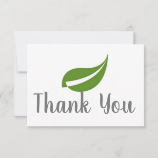 Hartelijk dank, Leaf Card Notitiekaartje
