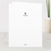 Hartelijk dank - Leeuw en olifant Bedankkaart (Achterkant)