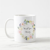 Hartelijk dank, leraar Floral Wreath Coffee Mok (Links)