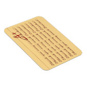 Hartelijk dank, leraar,  Penmanschap Hartelijk dan Magneet (Rechterzijde)