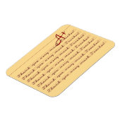 Hartelijk dank, leraar,  Penmanschap Hartelijk dan Magneet (Linkerzijde)