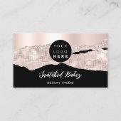 Hartelijk dank Logo QR-code Online winkelen Roos z Visitekaartje (Voorkant)