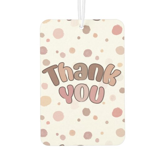 Hartelijk dank luchtverfrisser (Achterkant)