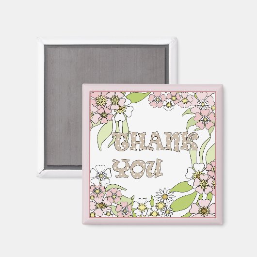 Hartelijk dank magneet (Voorkant / Achterkant)