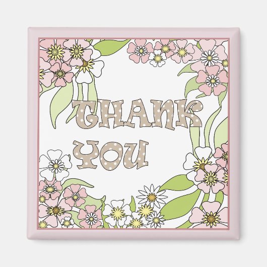 Hartelijk dank magneet (Voorkant)