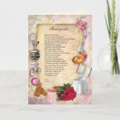 Hartelijk dank, mam (aanpasbaar) bedankkaart (Voorkant)