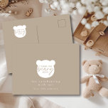 Hartelijk dank, mevrouw Beary Briefkaart<br><div class="desc">Dit schattige beer bedankje is de perfecte manier om je dankbaarheid uit te drukken aan een speciaal iemand. Het ontwerp is voorzien van een leuk beer met de woorden "Thank you beary much" geschreven in een speels lettertype. Of je nu een vriend, familielid of collega bedankt, deze lieve en charmante...</div>