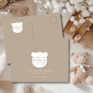 Hartelijk dank, mevrouw Beary Briefkaart