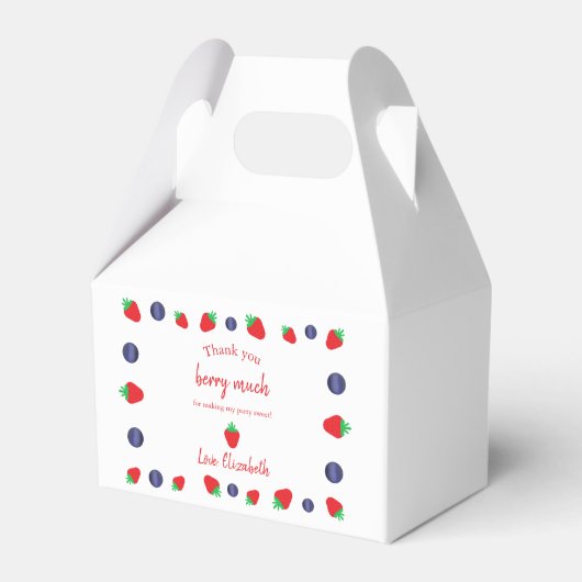 Hartelijk dank, mevrouw Berry Bedankdoosjes (Voorkant Zijde)