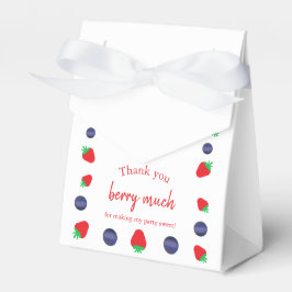 Hartelijk dank, mevrouw Berry Bedankdoosjes