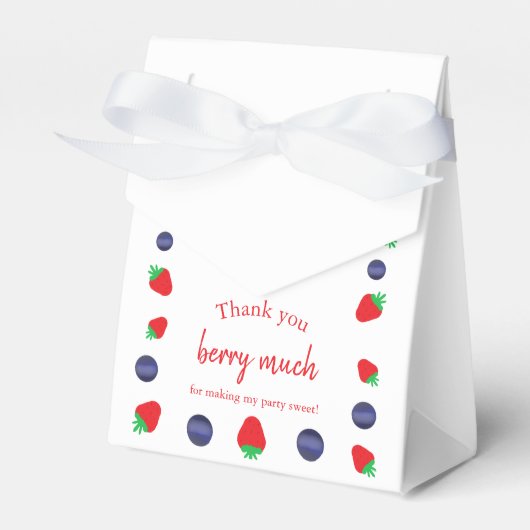 Hartelijk dank, mevrouw Berry Bedankdoosjes (Voorkant Zijde)
