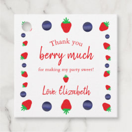 Hartelijk dank, mevrouw Berry Bedankjes Labels