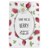 Hartelijk dank, mevrouw Berry veel aardbei Medium Cadeauzakje (Achterkant)