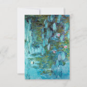 Hartelijk dank, mevrouw Claude Monet Nympheas Wate Bedankkaart (Voorkant)