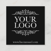 Hartelijk dank, mevrouw de commissaris, voor de go vierkante visitekaartje (Achterkant)