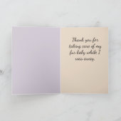 Hartelijk dank, mevrouw de verzorger van de kattez bedankkaart (Binnen)