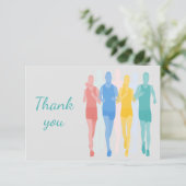 Hartelijk dank, mevrouw de Voorzitter, voor de spo Bedankkaart (Staand voorkant)